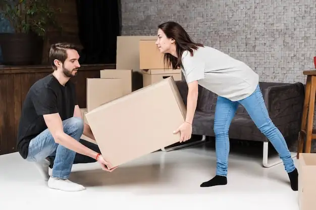 kickremovals team helping with packing