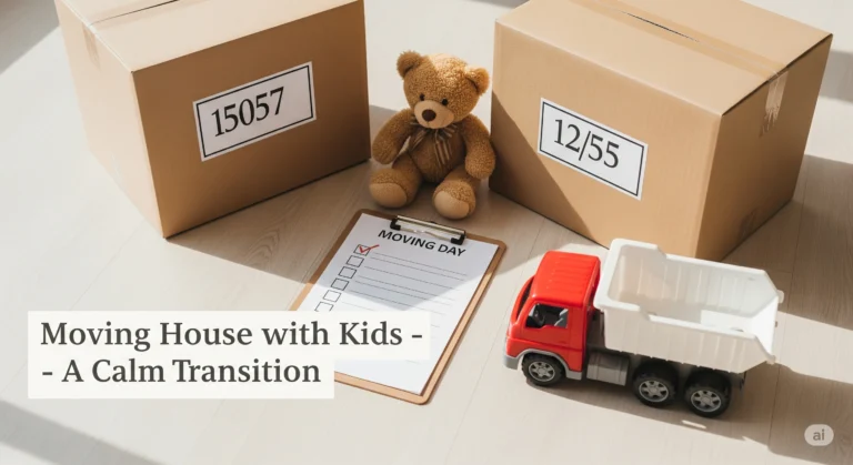 tips for moving out house with kids